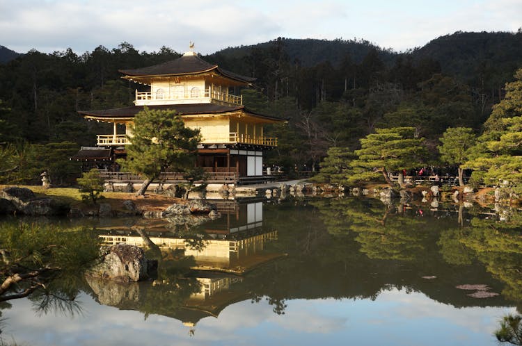 Kinkaku-ji Temple In Kyoto