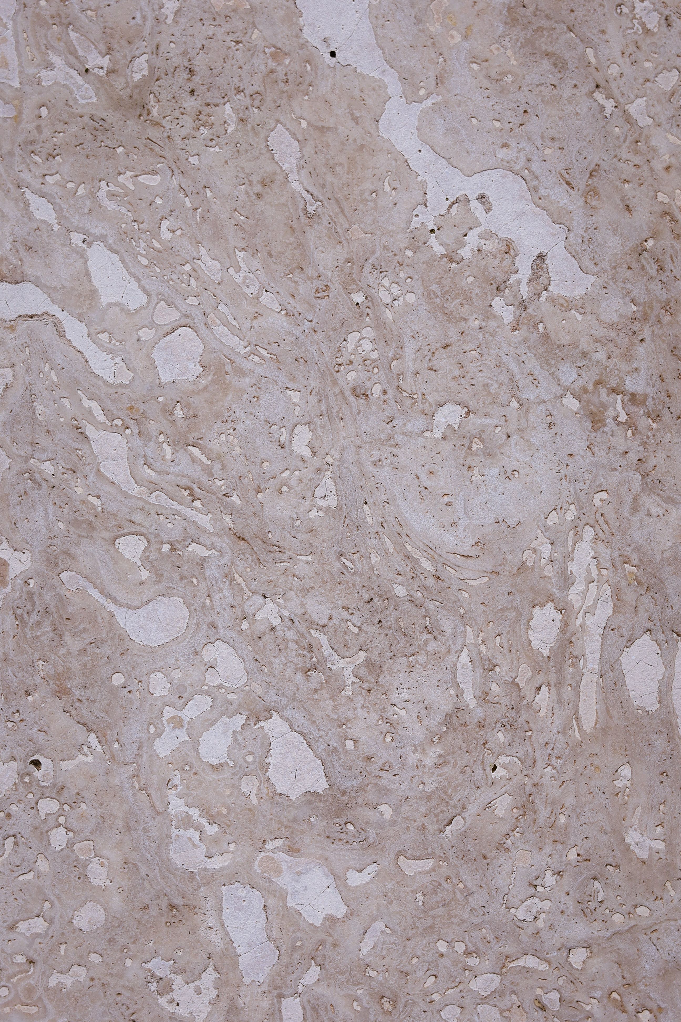 Macro texture of pale honed limestone with soft natural patterning.