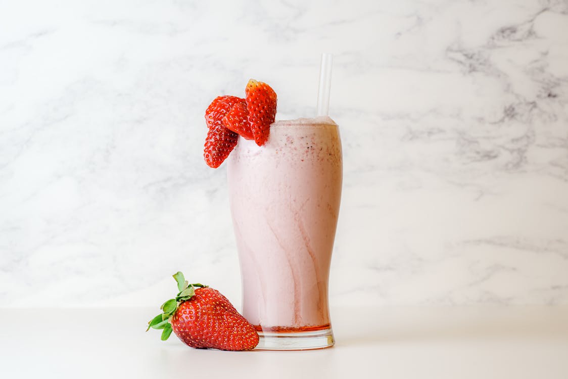 Free Strawberry Shake Stock Photo