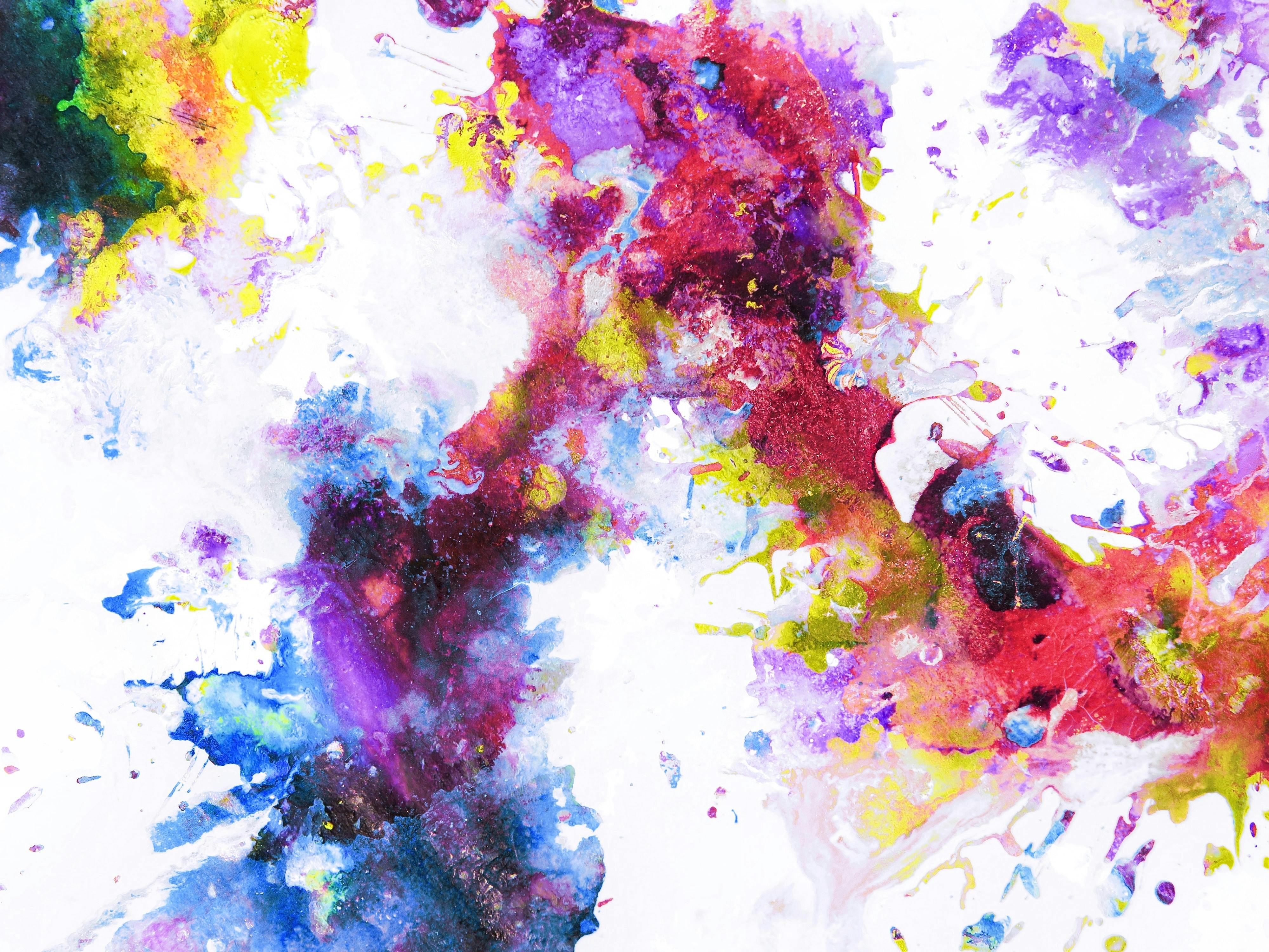 Colorful background Wallpaper 4K Color explosion Color splash 9817