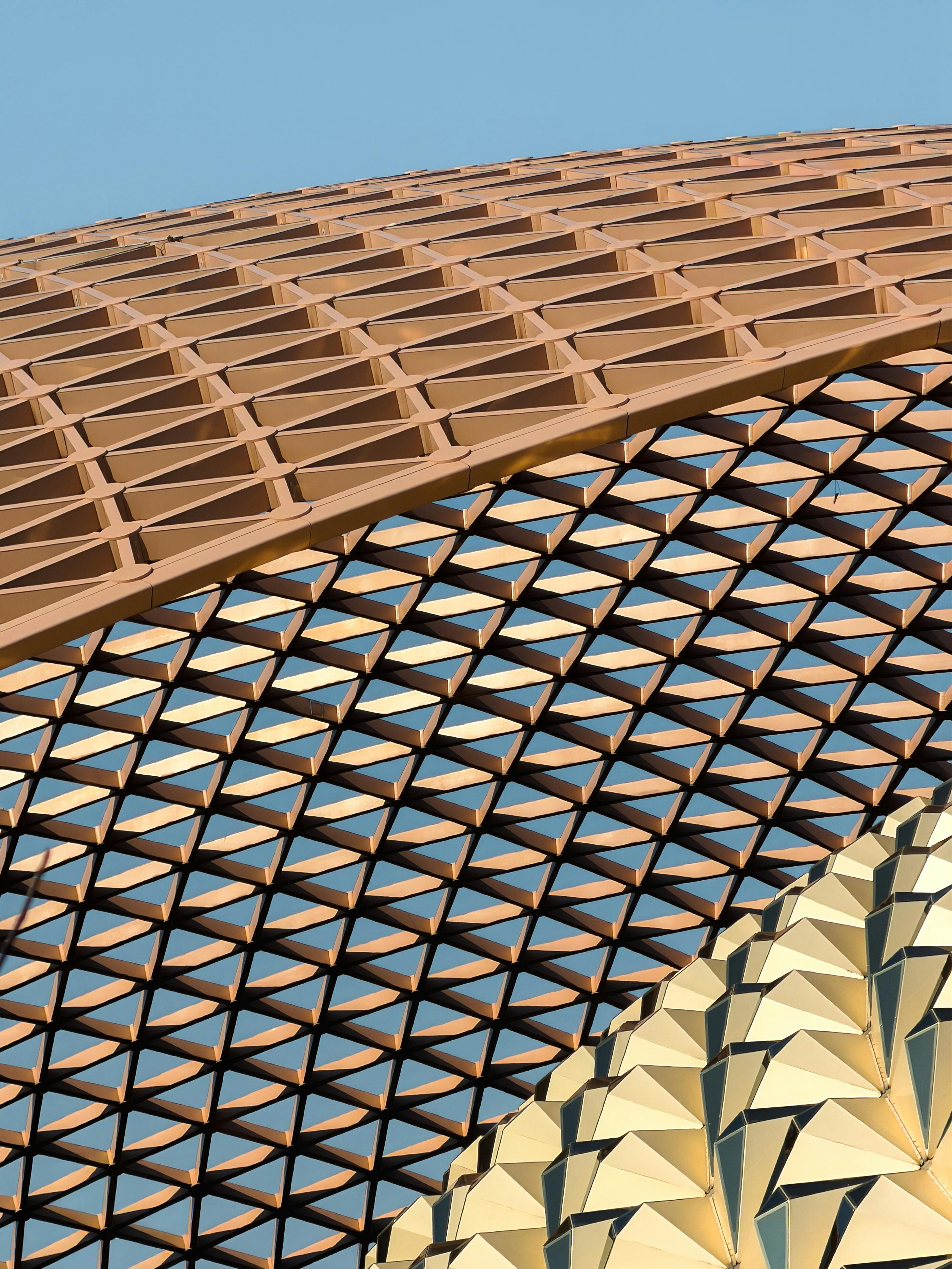 Gratis Dynamisk geometrisk fasade av moderne arkitektur i Nanjing, Kina. Arkivbilde