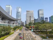 Modern Shenzhen Skyline with Skyscrapers