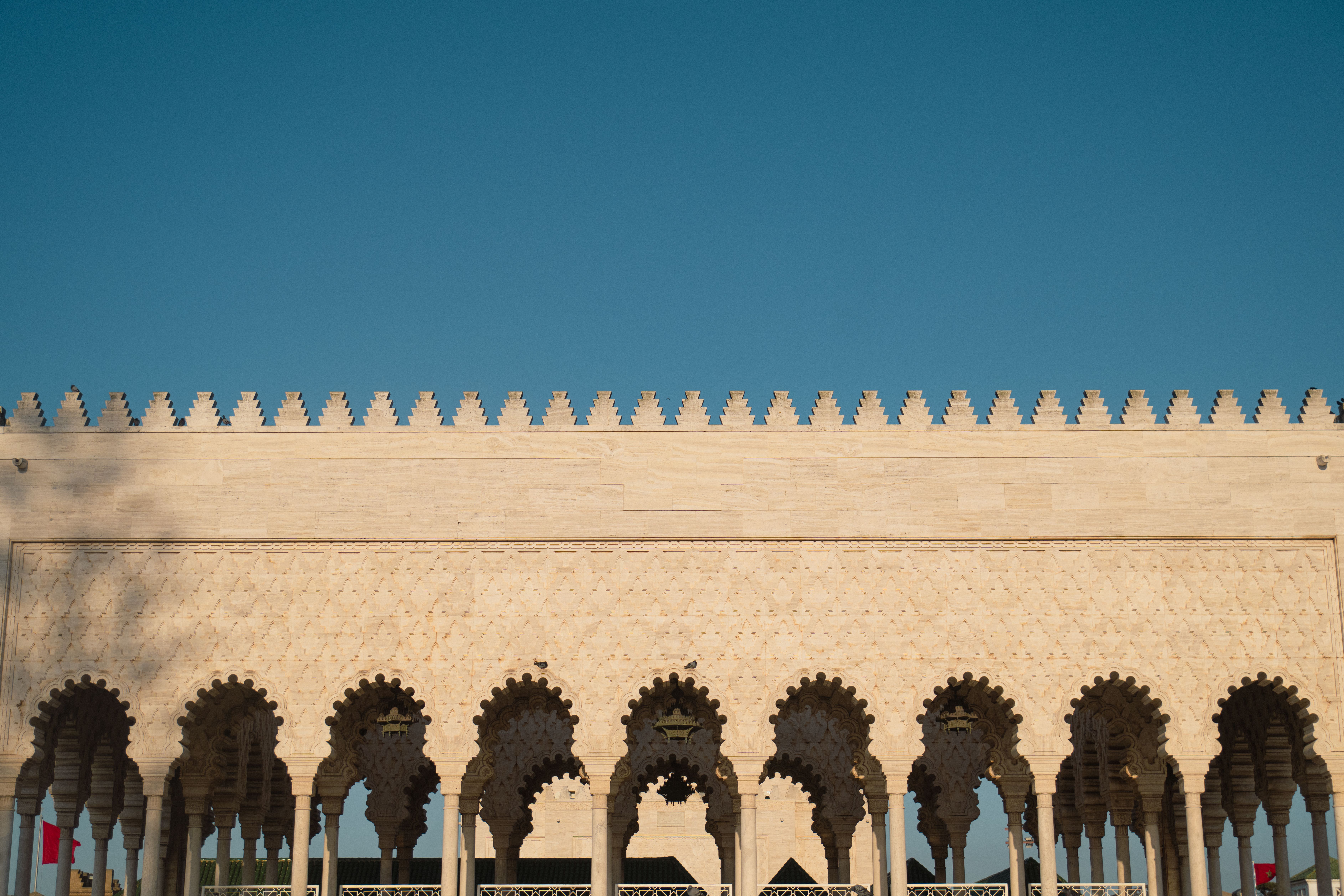 Moorish Architecture Facade Under Blue Sky · Free Stock Photo