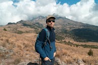 Hiker at Izta-Popo Zoquiapan National Park