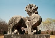 Ancient Stone Statue in Nanjing, China