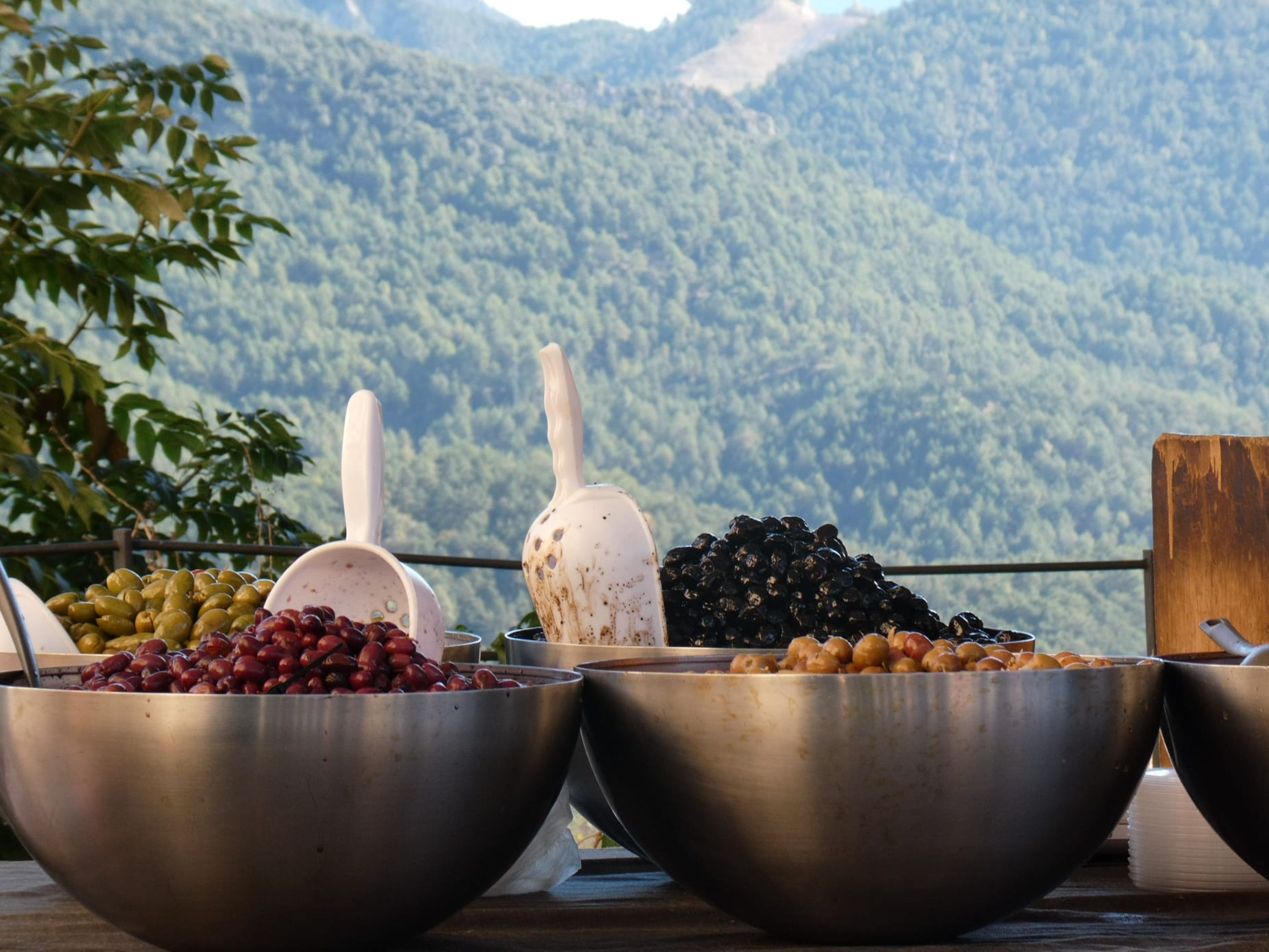 Black olives ready to be used in cooking or salads