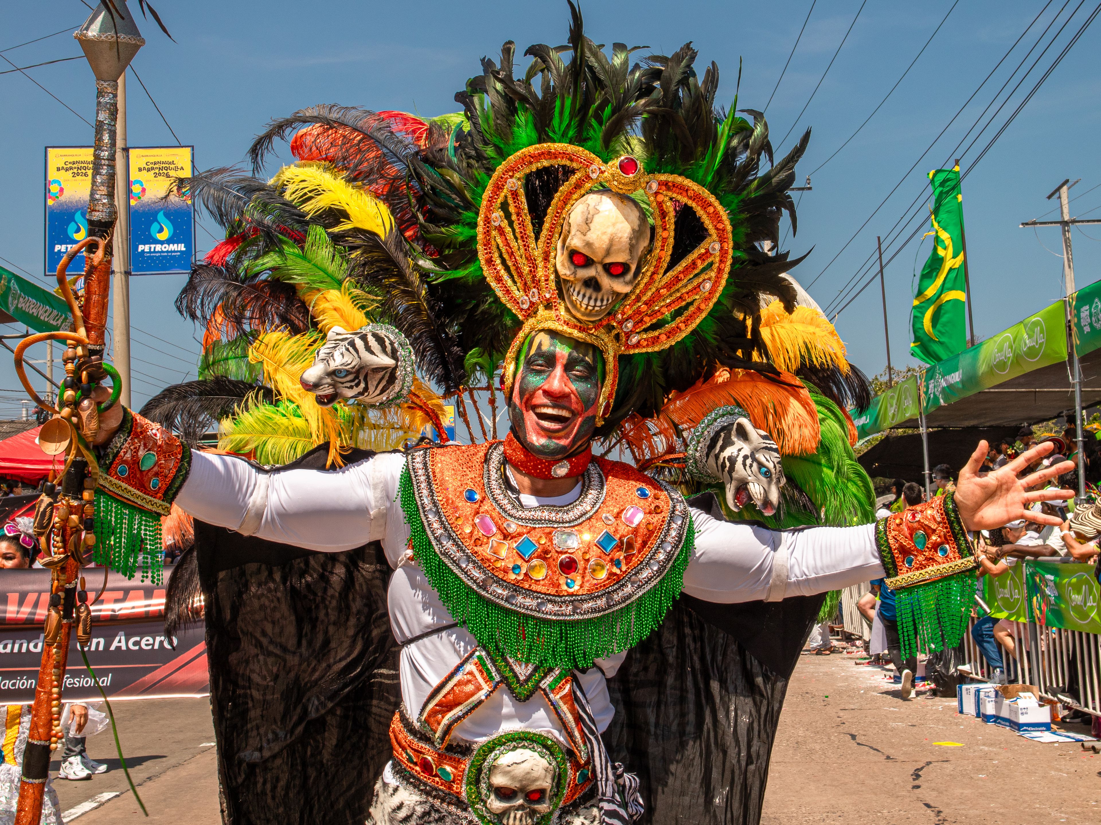 Barranquilla carnival parade costumes