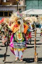 Vibrant Traditional Costumes at Festival in Huejotzingo