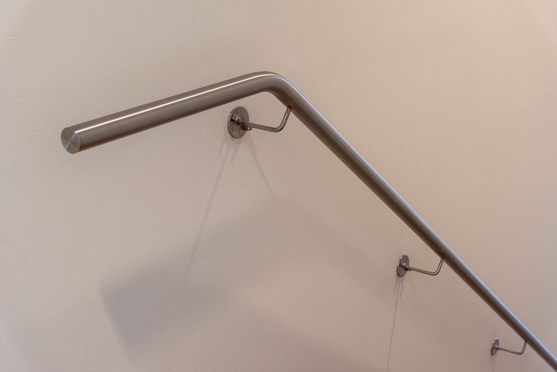 Black Painted Steel Railing