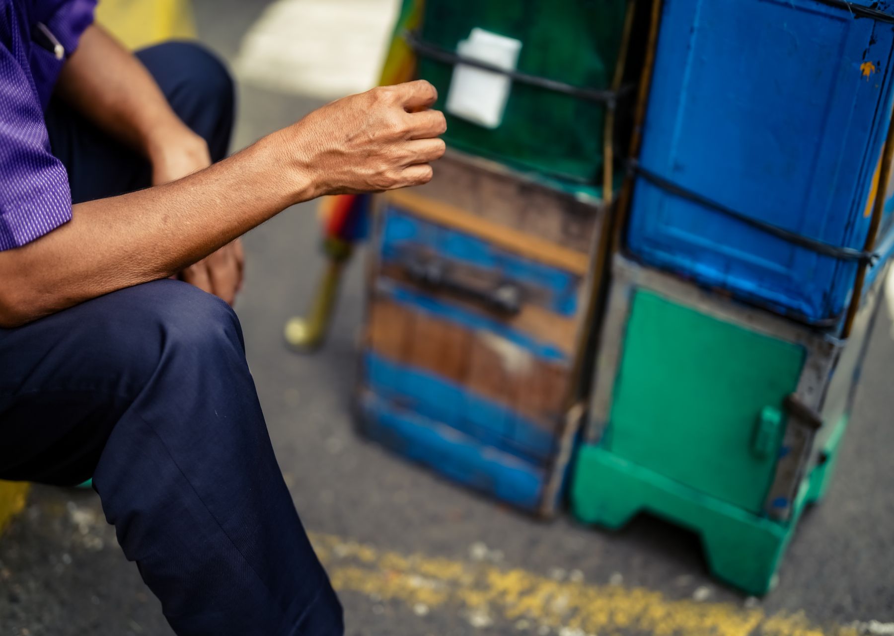 Office removals in Machen — crew wrapping and loading on moving day