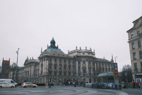 Free Historic building featuring classic architecture in Munich, Germany's city center. Stock Photo