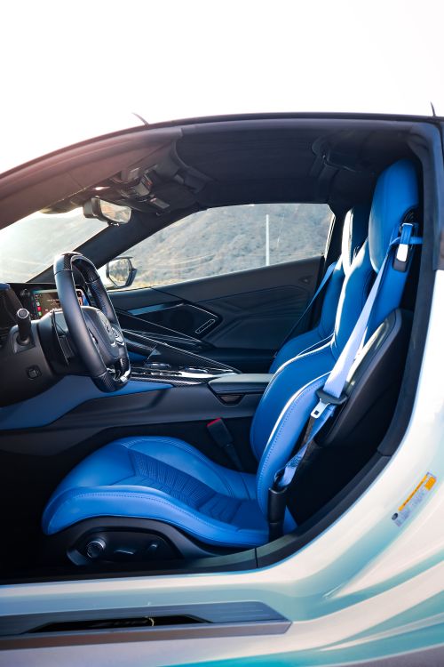 Luxurious Blue Car Interior in Laughlin · Free Stock Photo
