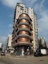 Iconic Building in Hong Kong Street Scene