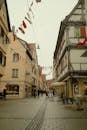Charming Street View in Historic Ulm, Germany