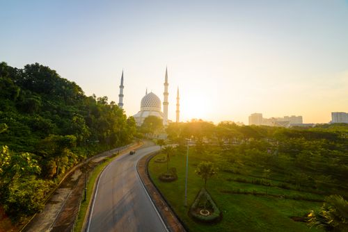 Free stock photo of blue mosque, malaysia Stock Photo