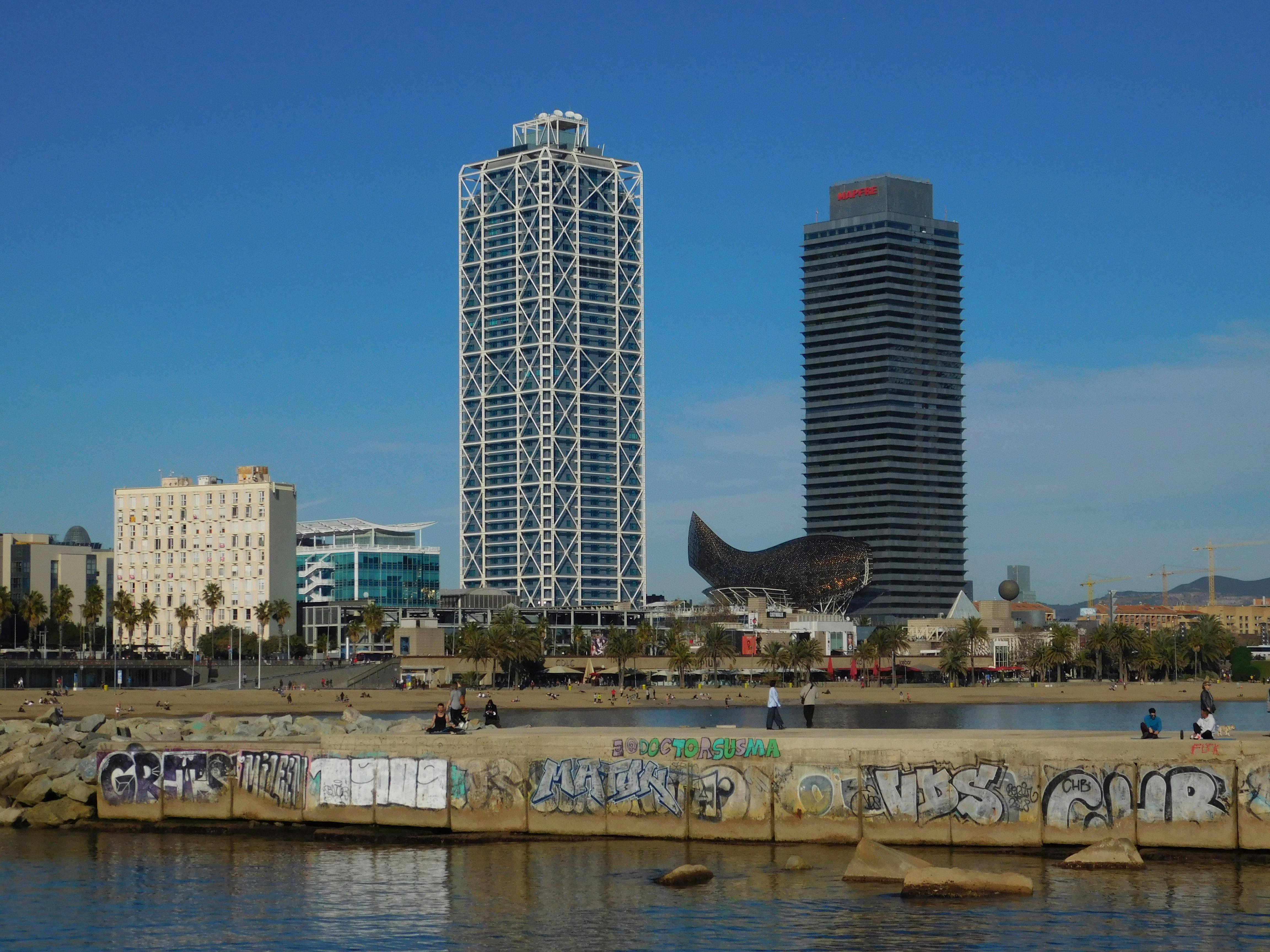 Gratis Foto stok gratis akses pantai, Arsitektur, arsitektur barcelona Foto Stok