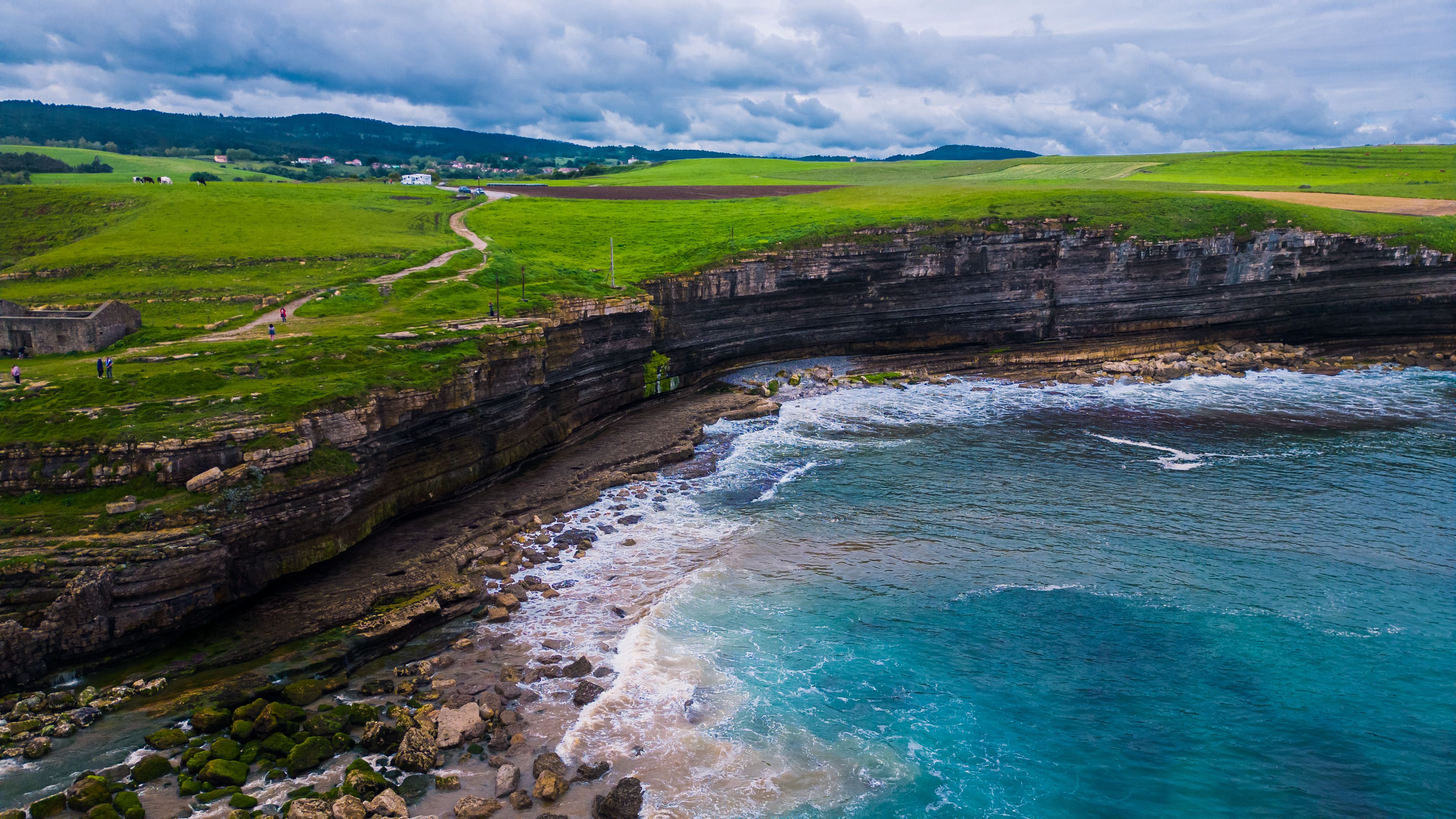 Majestic Cliffs and Coastline in Galicia, Spain