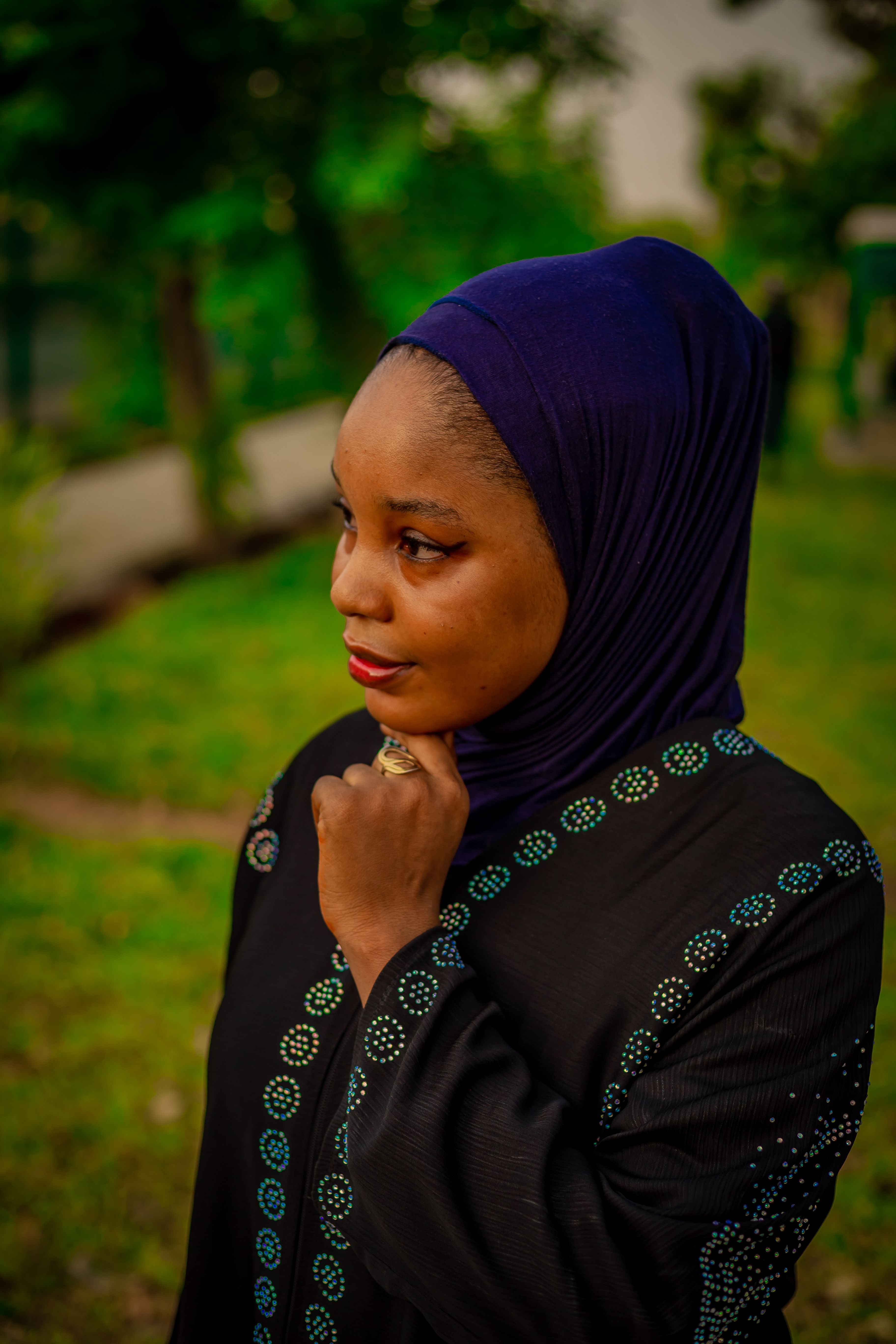 Portrait of a Woman in Hijab Outdoors · Free Stock Photo