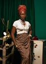 Elegant Woman in Traditional African Attire