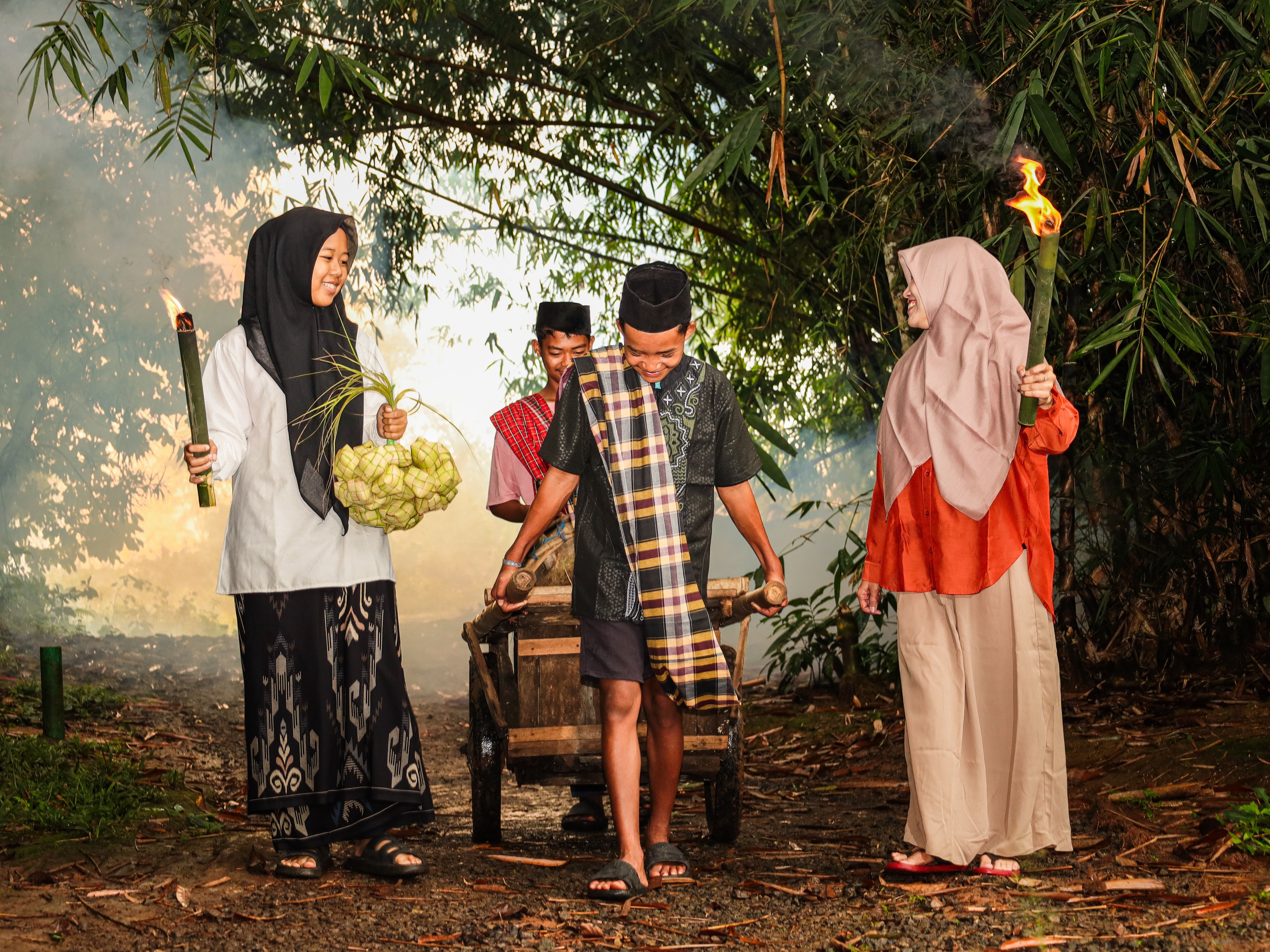 Traditional Celebration in Rural Indonesia