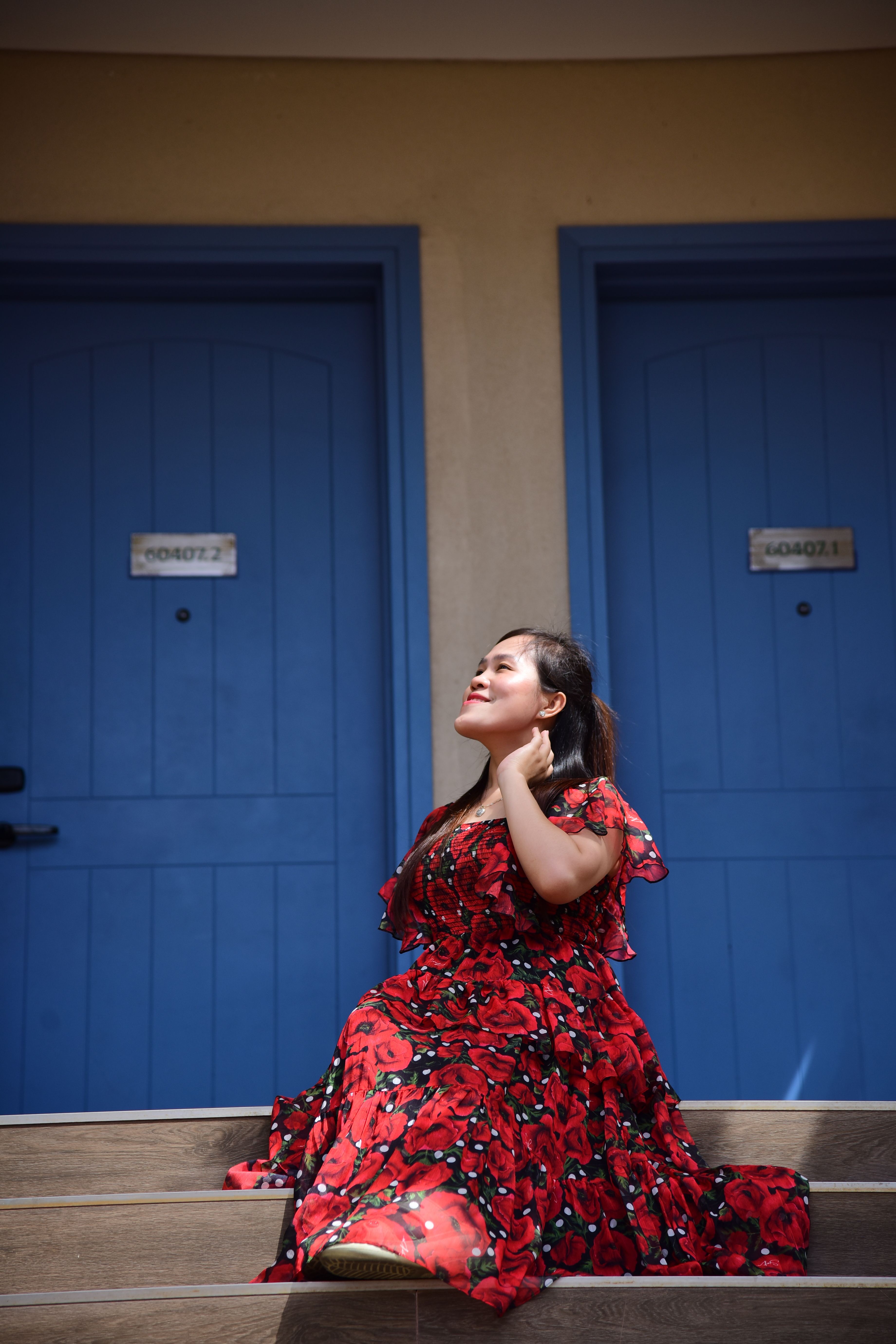 Vestido Floral Vermelho