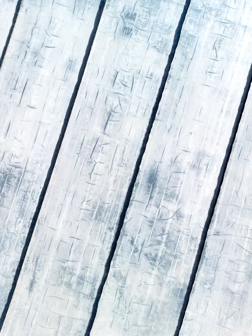 Free Aerial view of textured wooden panels with abstract design in Vietnam. Stock Photo