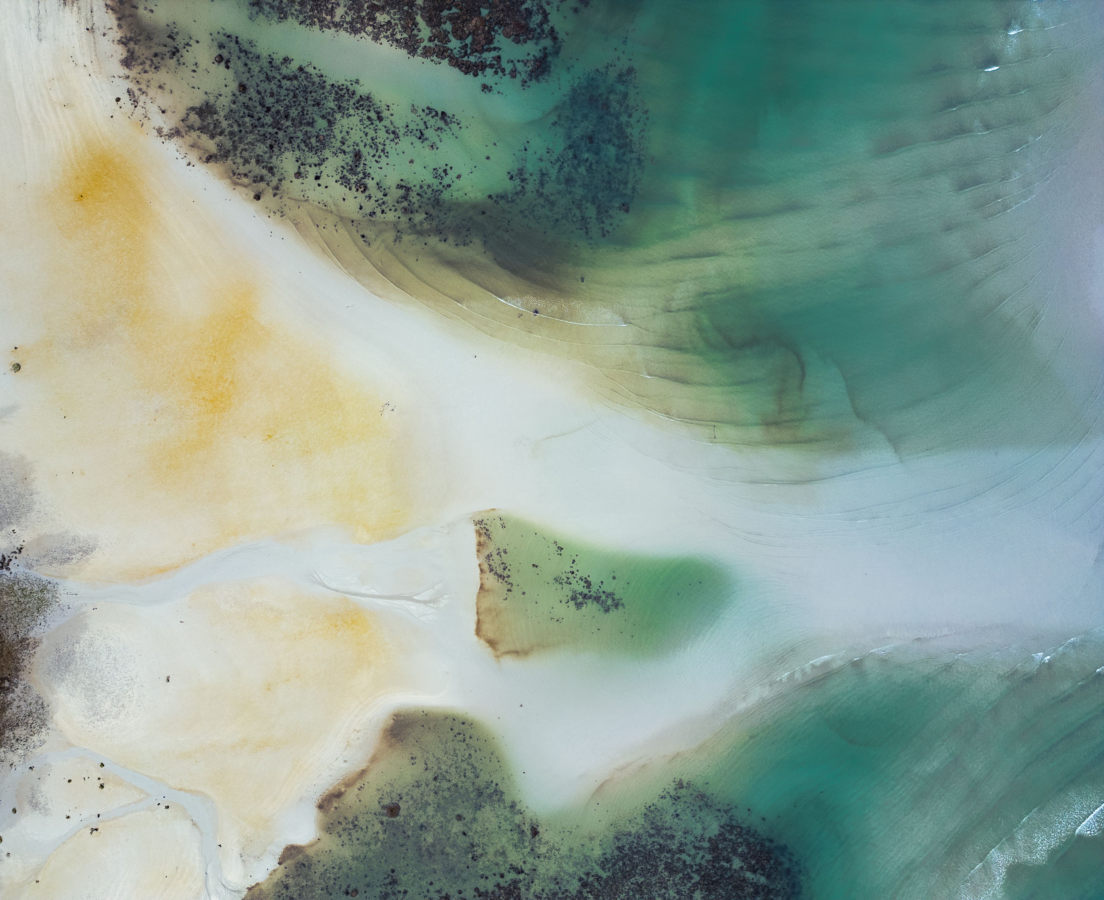 Aerial View of Vibrant Coastal Textures in Vietnam · Free Stock Photo