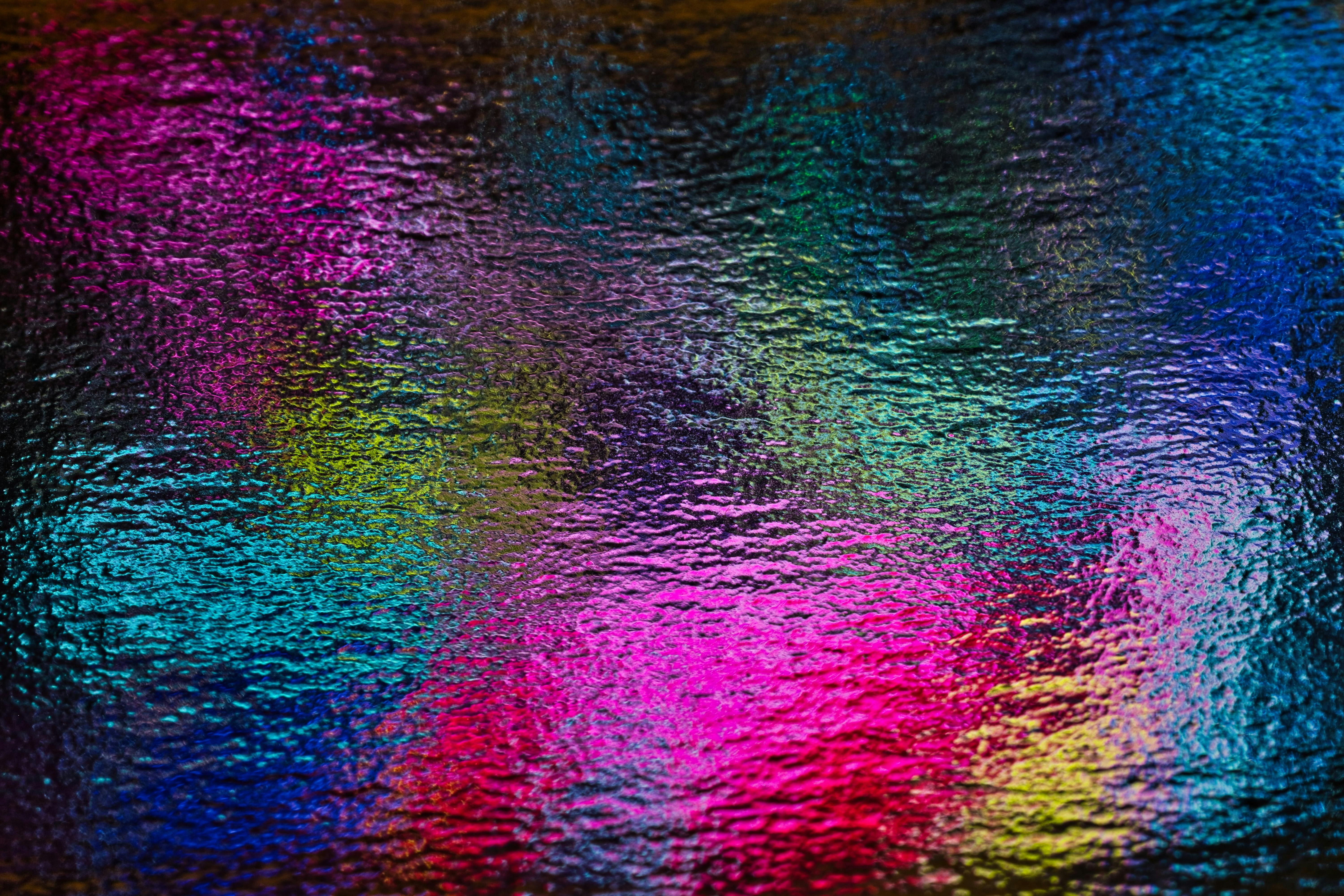 Free Bright and colorful abstract image with textured surface, perfect for creative designs. Stock Photo