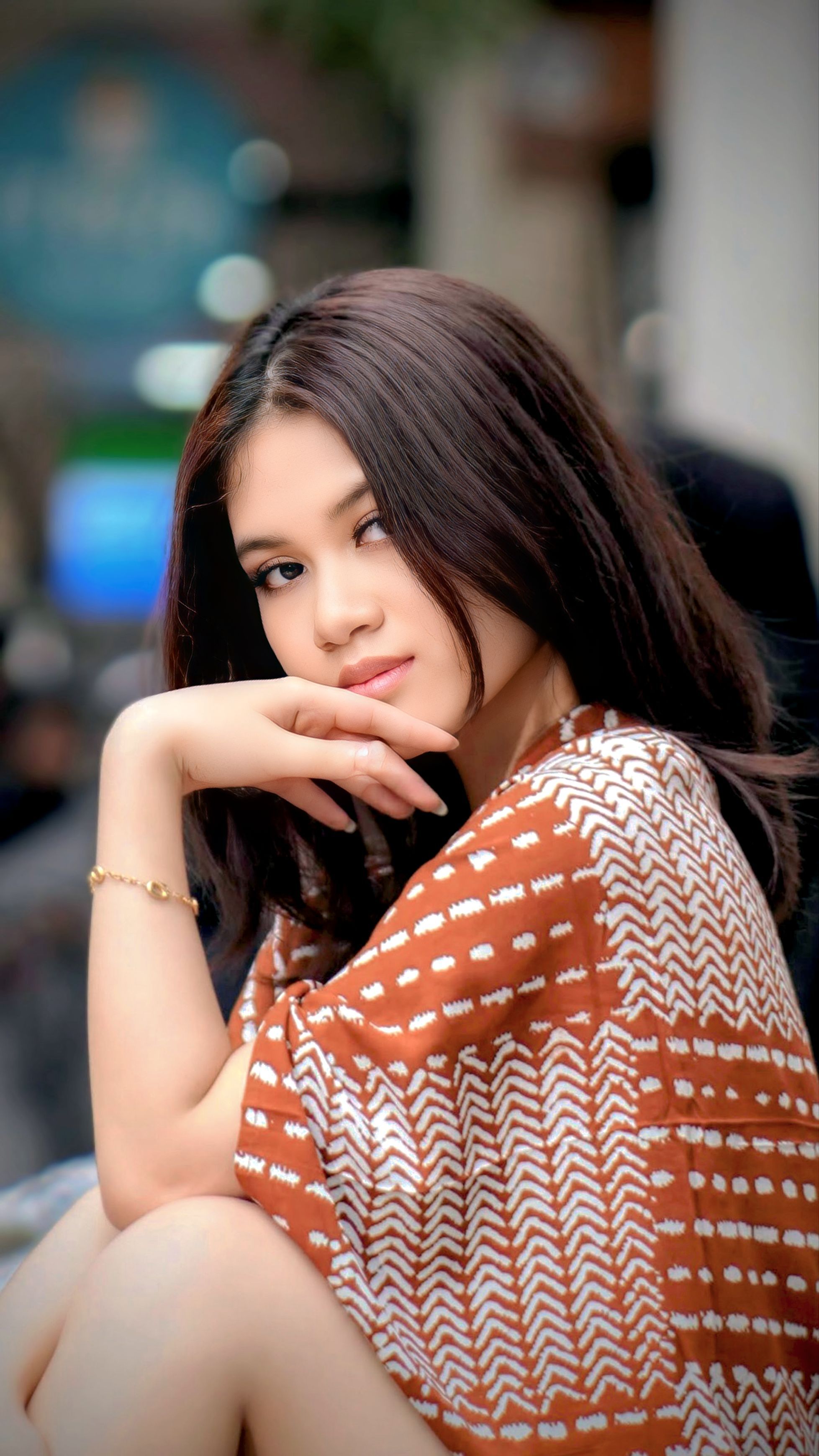 Elegant Portrait of a Young Woman in Bandung