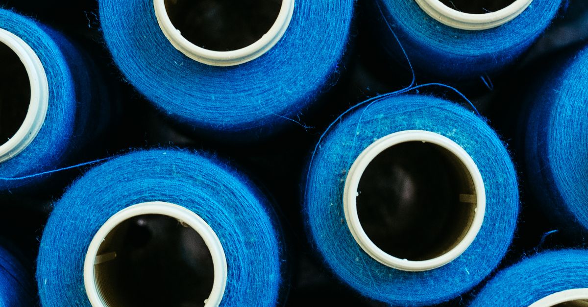 Blue String Spool Colorful Blue Thread Spools for Sewing Projects · Free Stock Photo