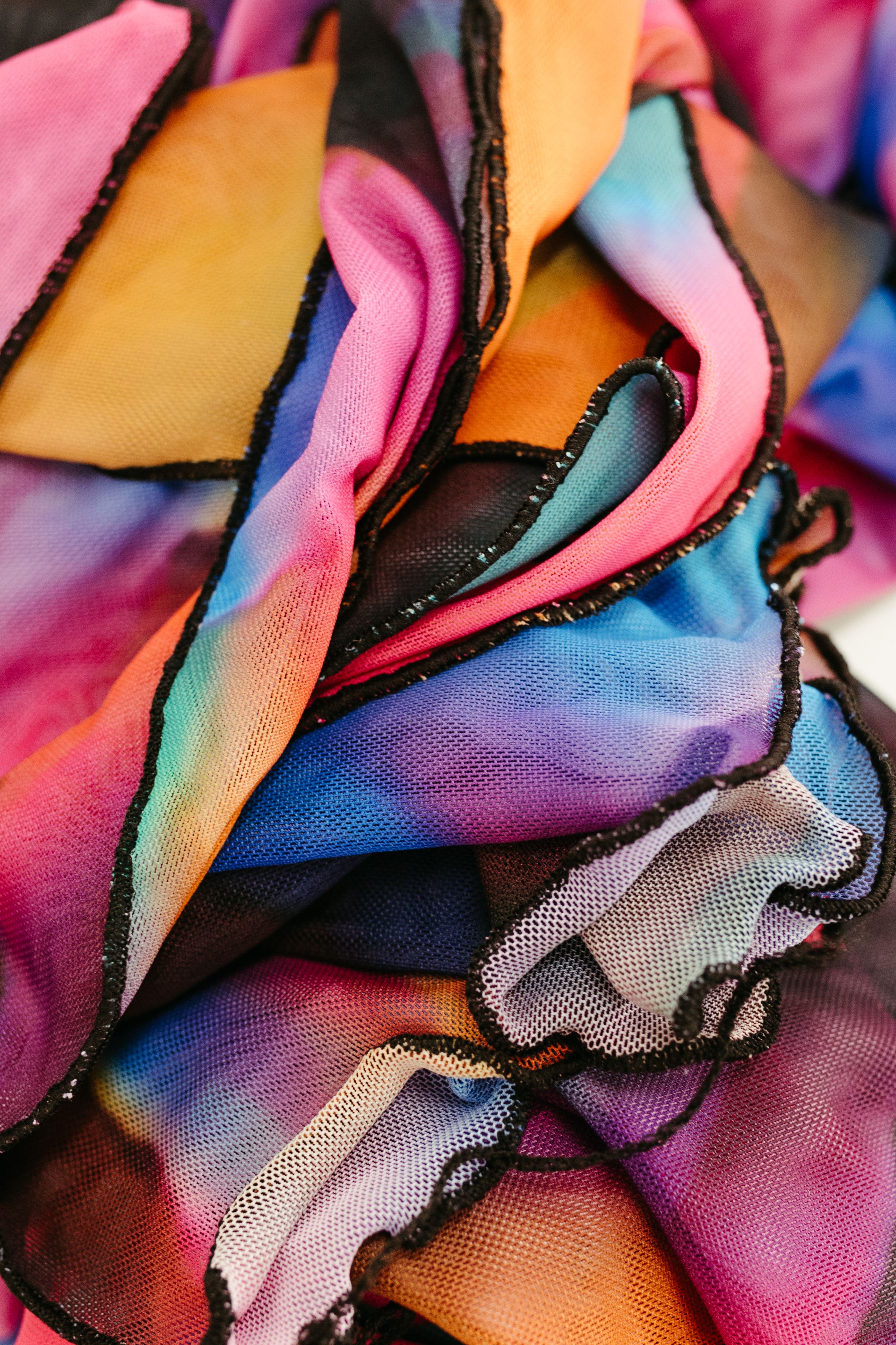 Colorful Textile Layers with Soft Gradient · Free Stock Photo