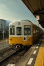 Vintage Train at Takamatsu Station, Japan