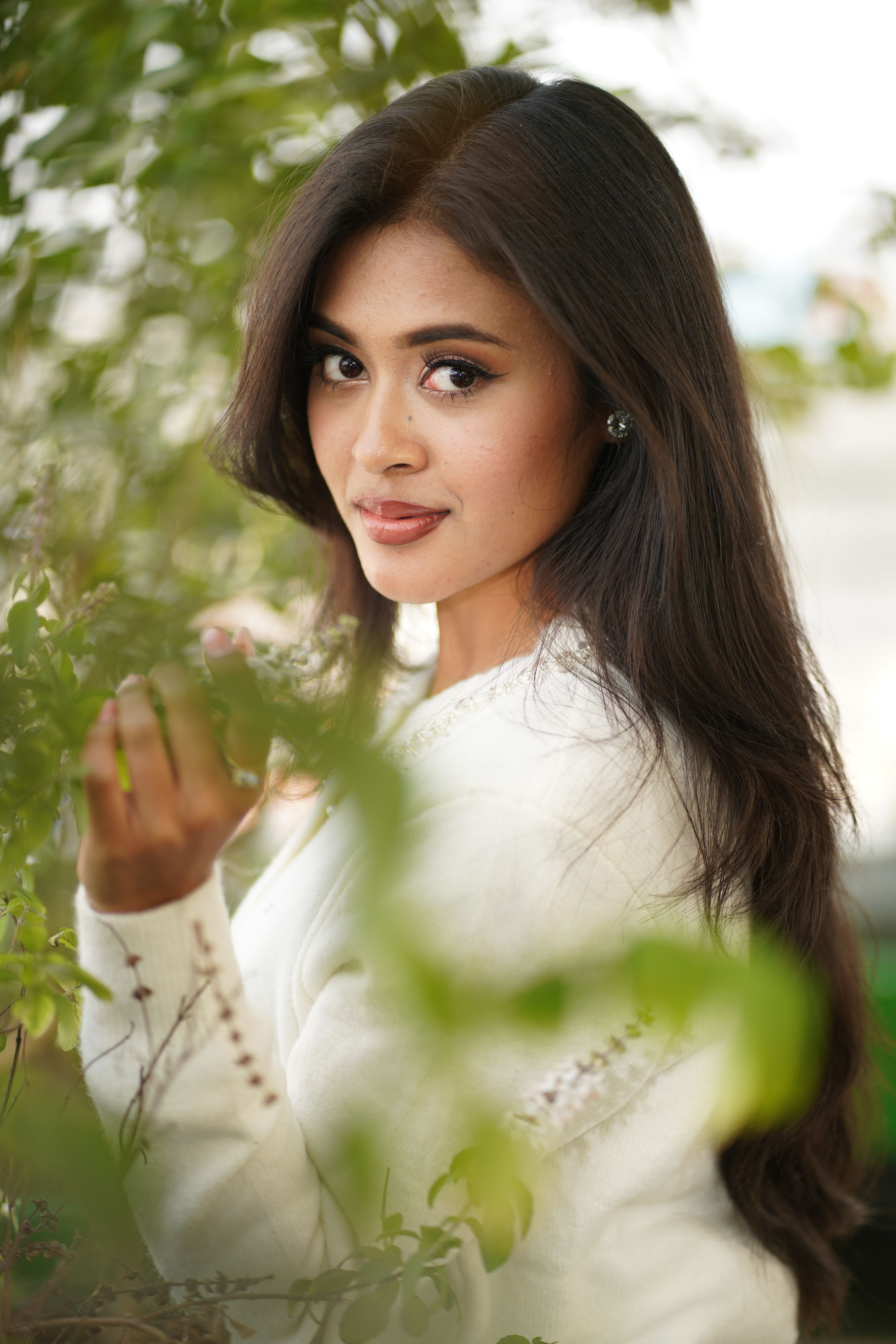 Portrait of a Woman in a Natural Setting · Free Stock Photo