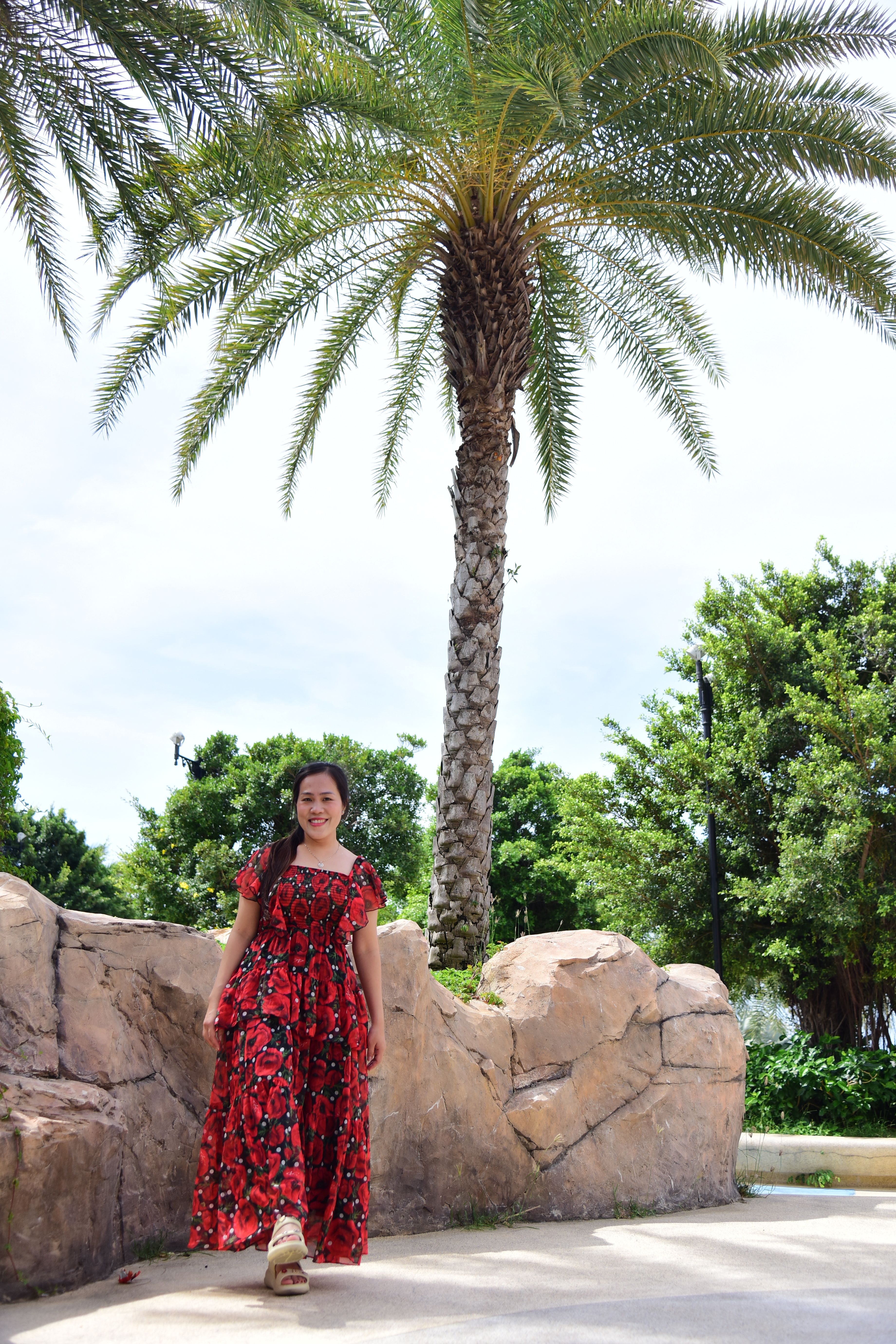 Vestido Floral Vermelho