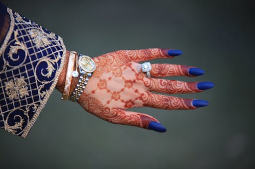 Free stock photo of engagement, engagement ring, mehndi