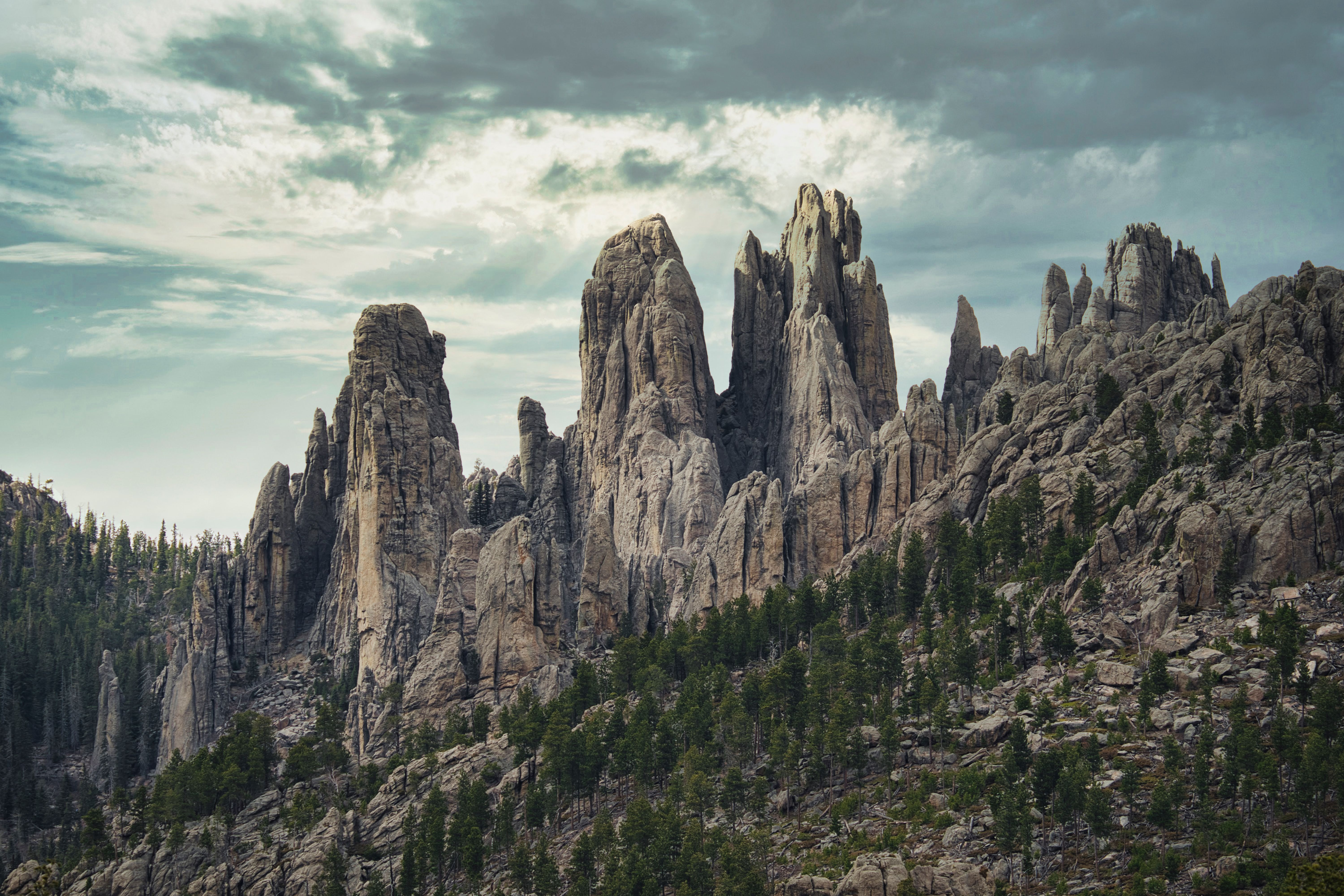 Explore the majestic granite spires of Custer State Park in South Dakota's Black Hills.