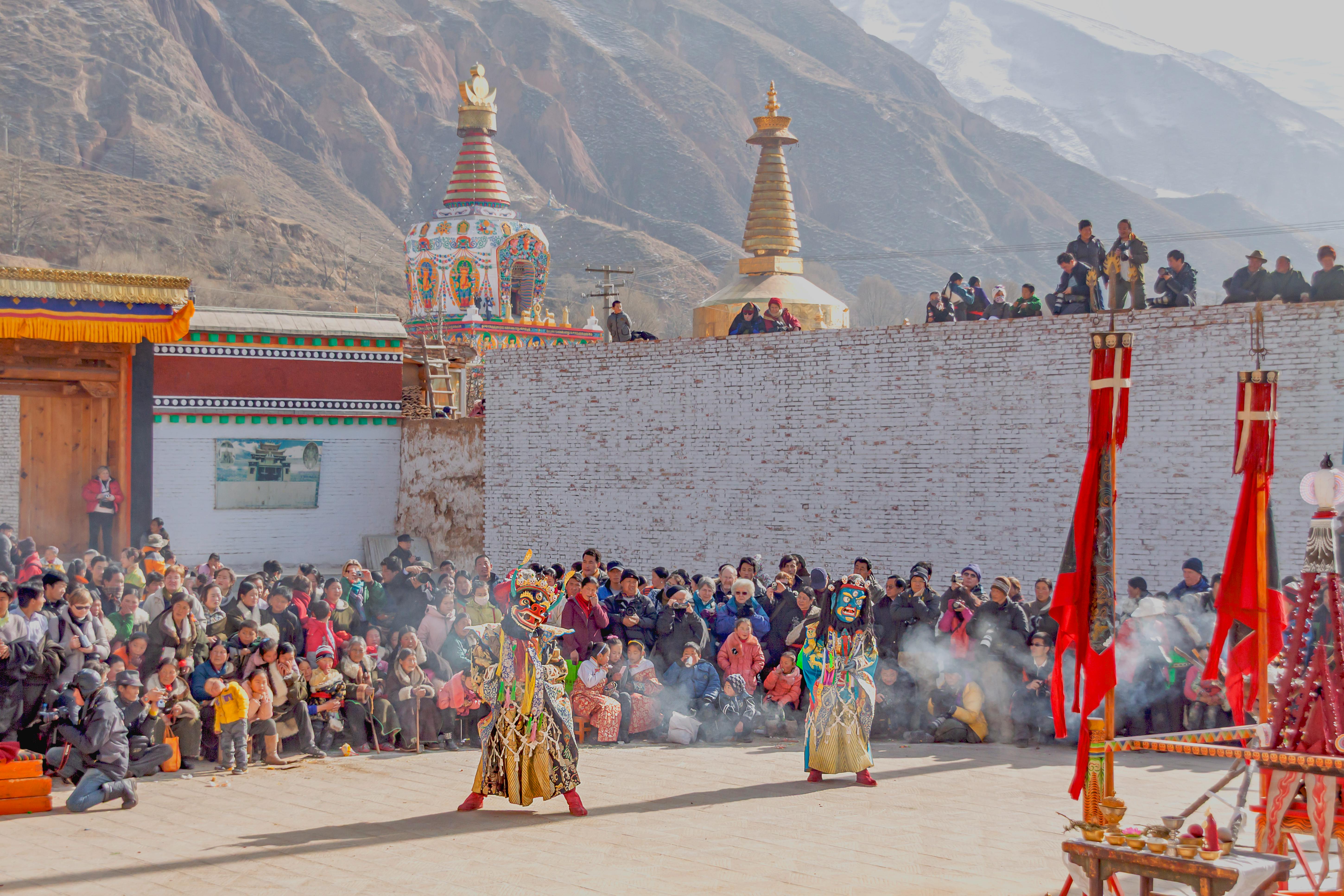 Traditional Tibetan Festival in Qinghai, China