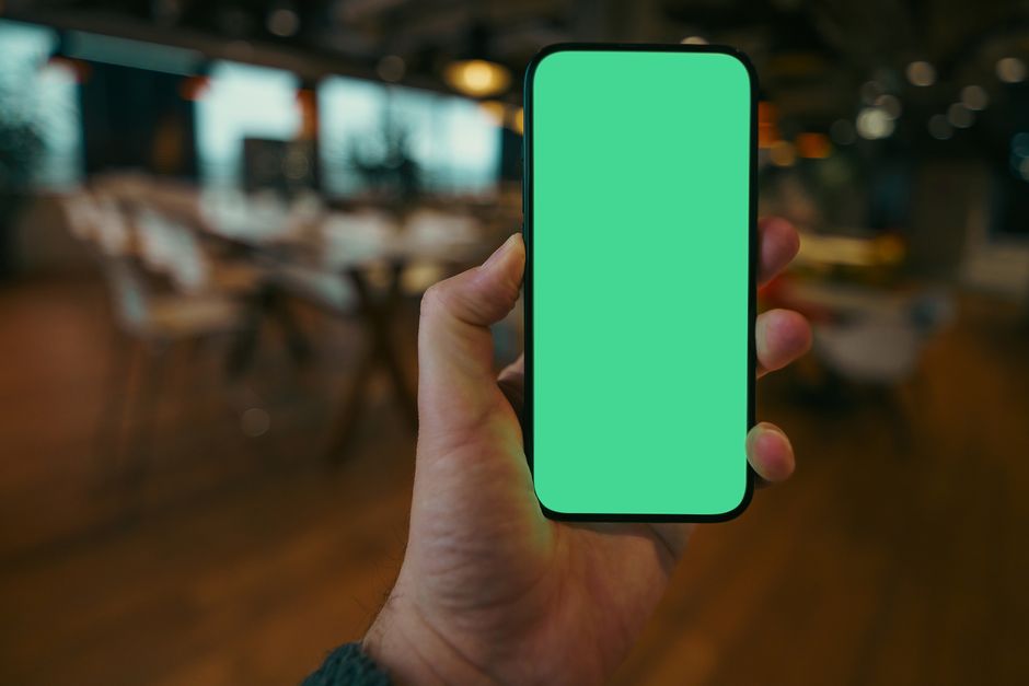 smartphone app interface mockup
