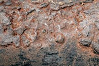 Close-up of Rusty Corroded Iron Texture