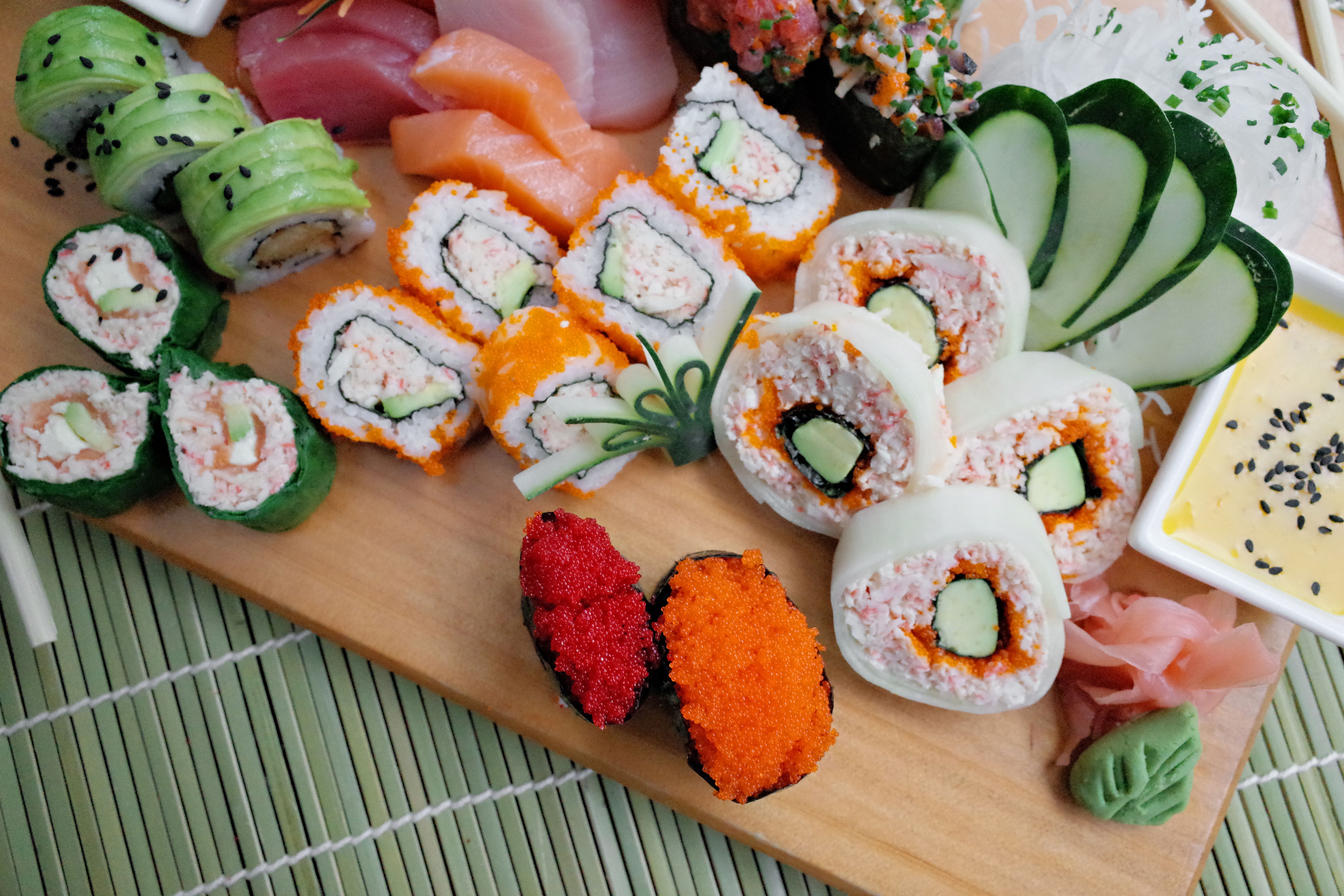 Blackened Sushi with Lemon Butter