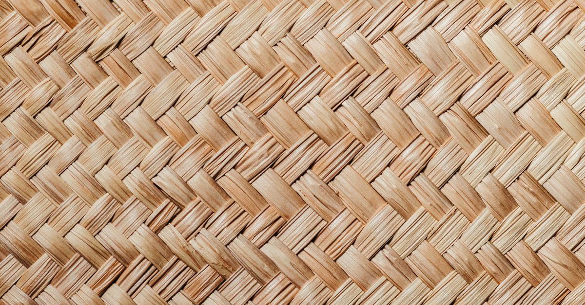 Straw Pattern Background Natural Woven Straw Texture Background · Free Stock Photo