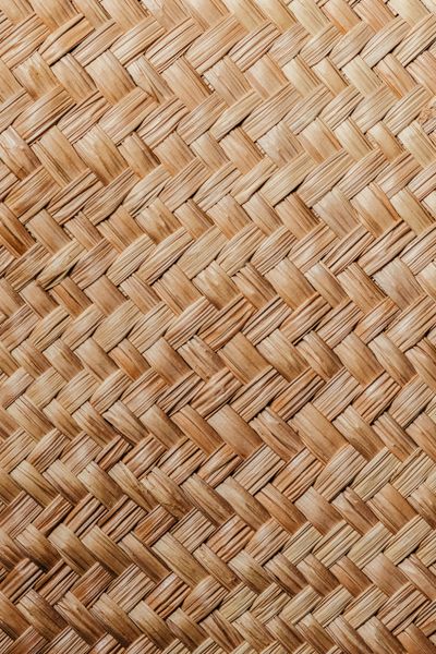 Pandanus mat weaving