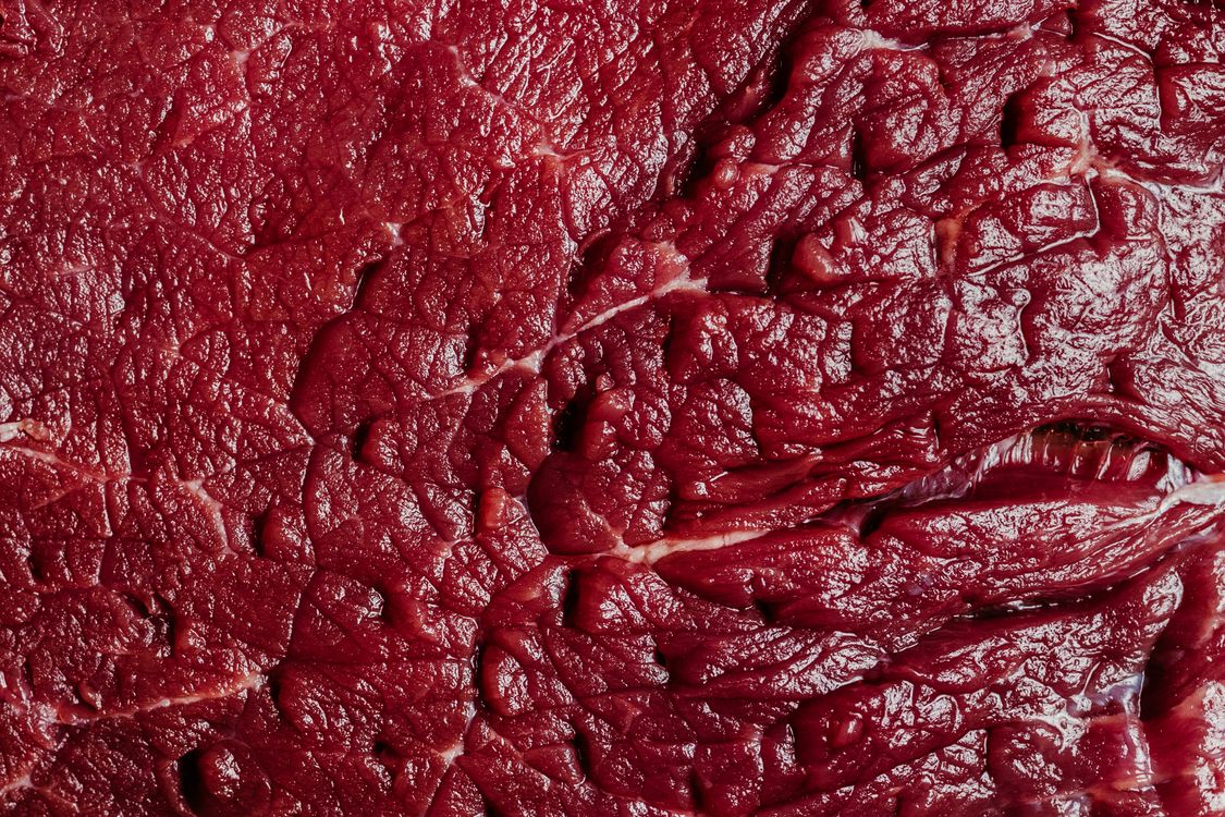 Close-up Texture of Raw Beef Meat · Free Stock Photo