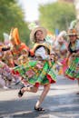 Colorful Traditional Dance Festival Outdoor Celebration