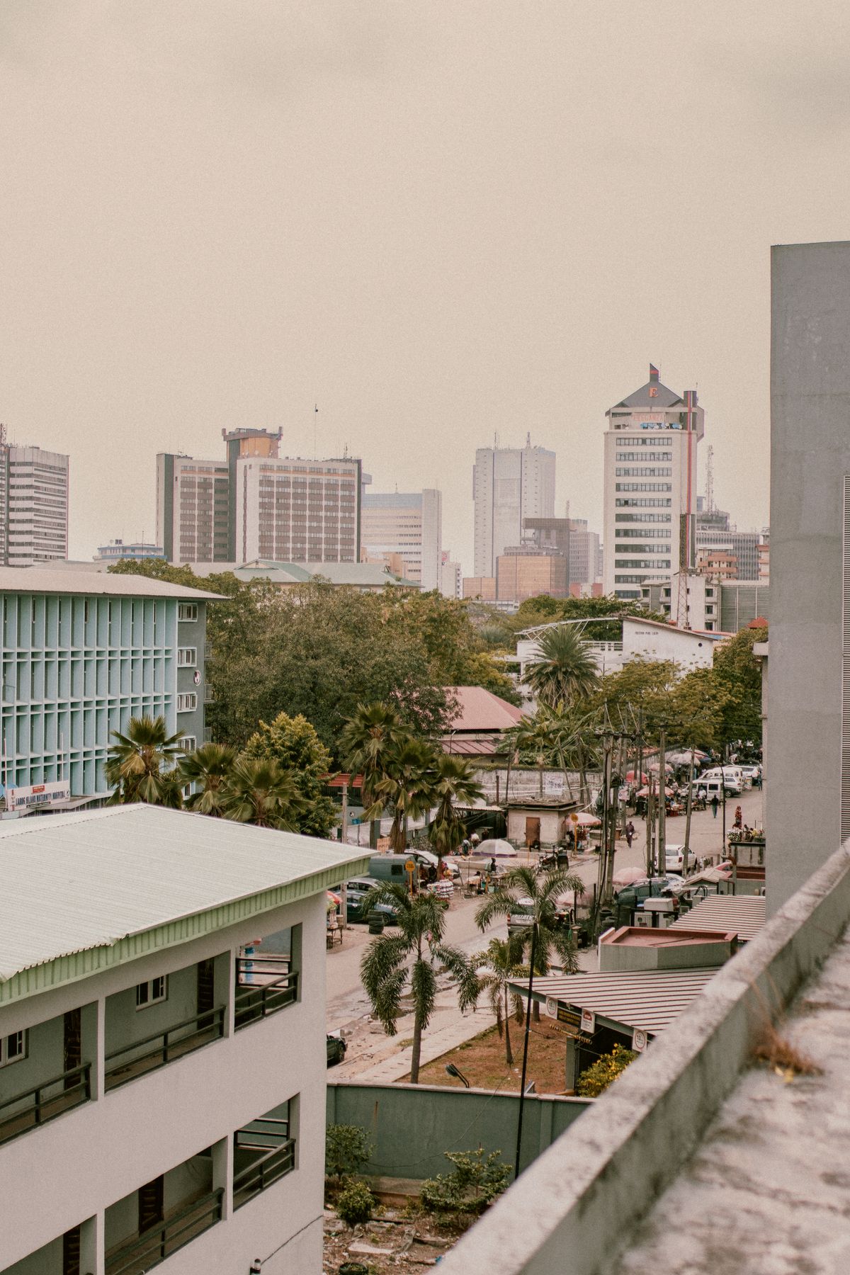 A Lagos cityscape, representing the pan-African markets the next generation of borderless founders will build