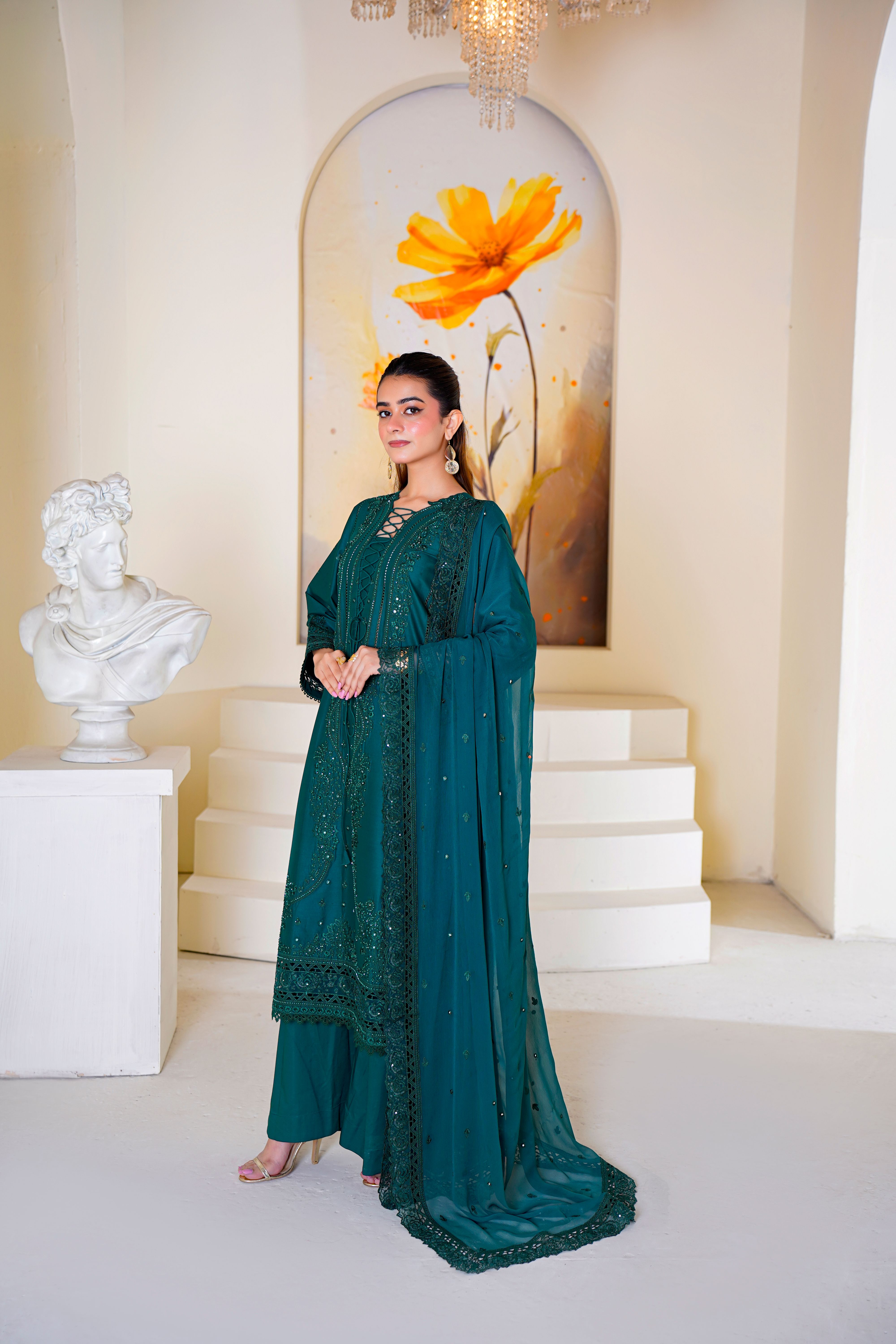Beautifully Embroidered Eastern Dress