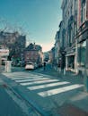 Charming Street View in Liège, Belgium