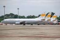 Indonesian Air Force Planes on Runway