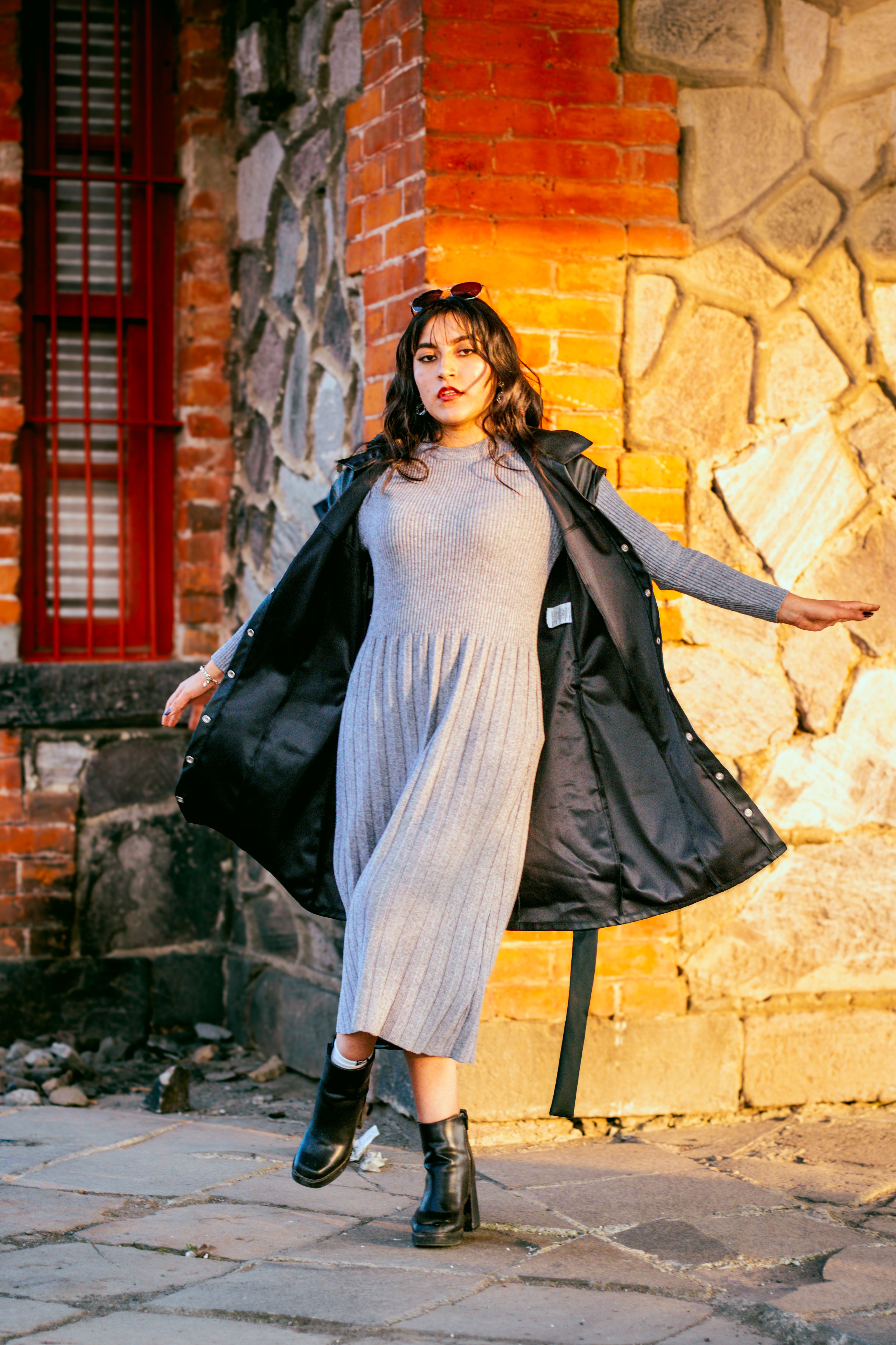 Vestido Midi Canelado