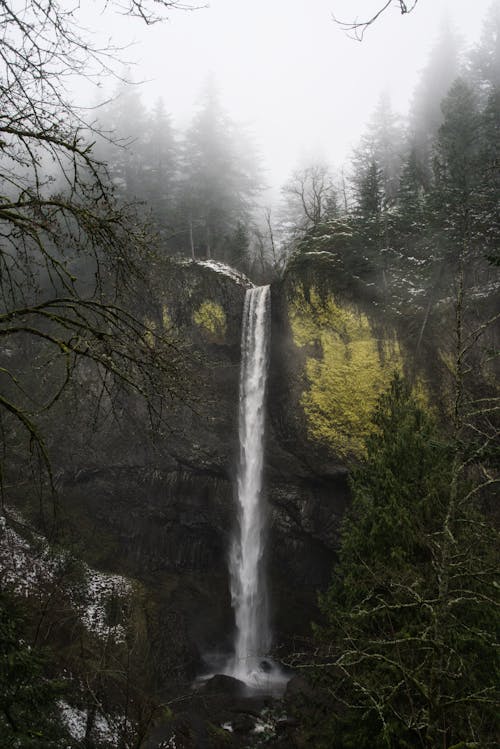 Kostenlos Naturfotografie Des Wasserfalls Stock-Foto